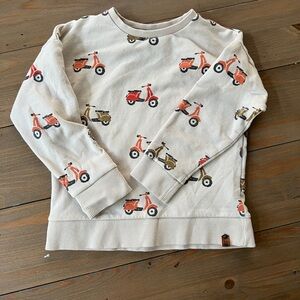 Babyface Scooter Print Sweatshirt
